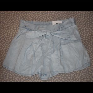 Chambray flows shorts